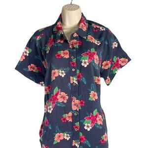 Stranger Things Demogorgon Floral Hawaiian‎ Shirt Unisex Size 1